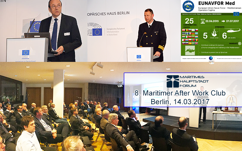 8. Maritimer After Work Club 2017 vom Maritimen Hauptstadt Forum in der Europäischen Kommission in Berlin